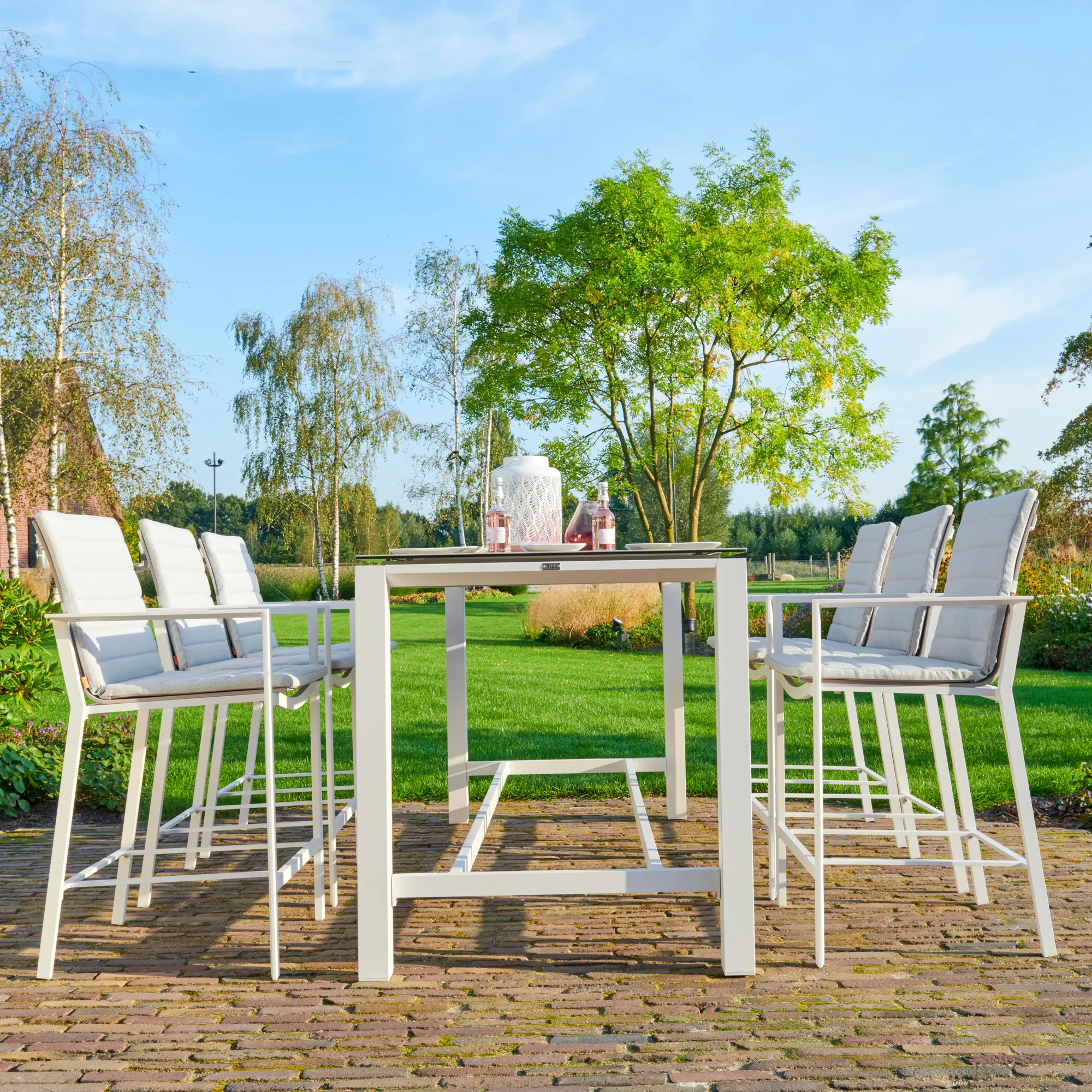 Primavera 7-Piece Bar Set - White - Image 3