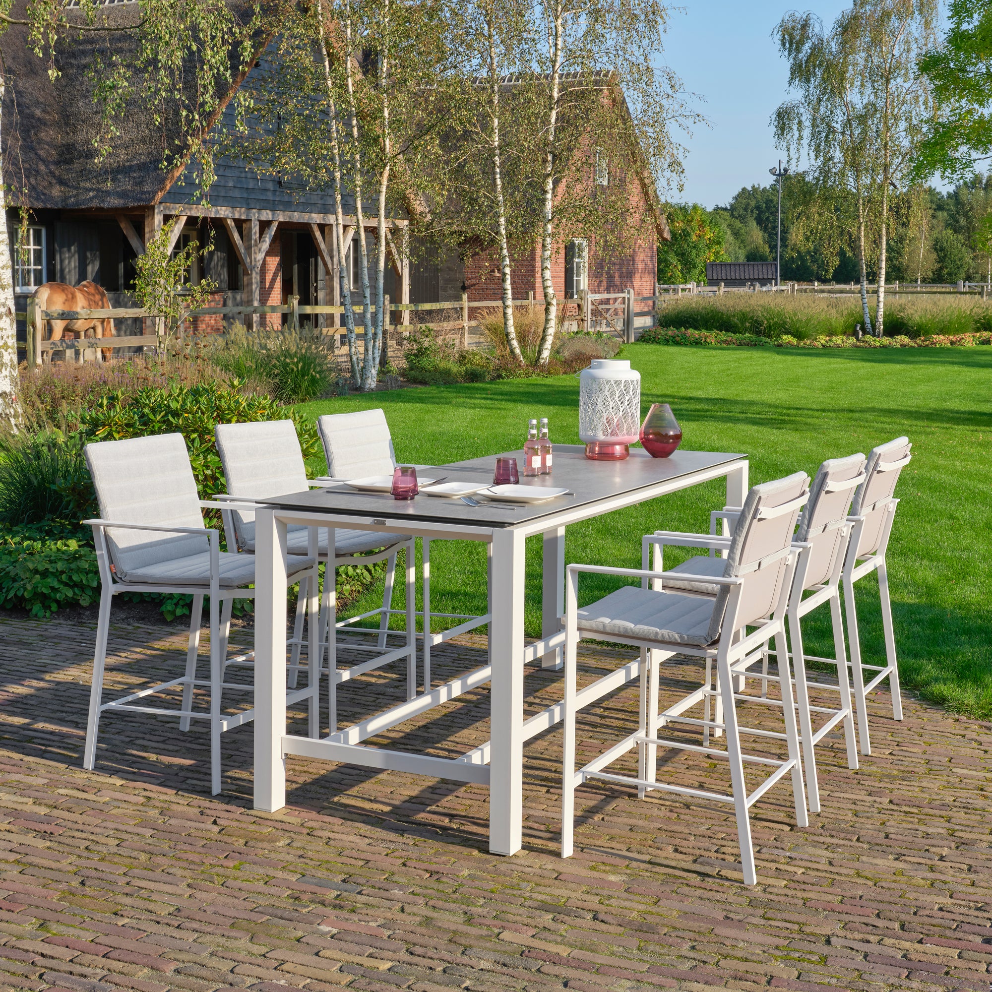 Primavera 7-Piece Bar Set - White - Image 4