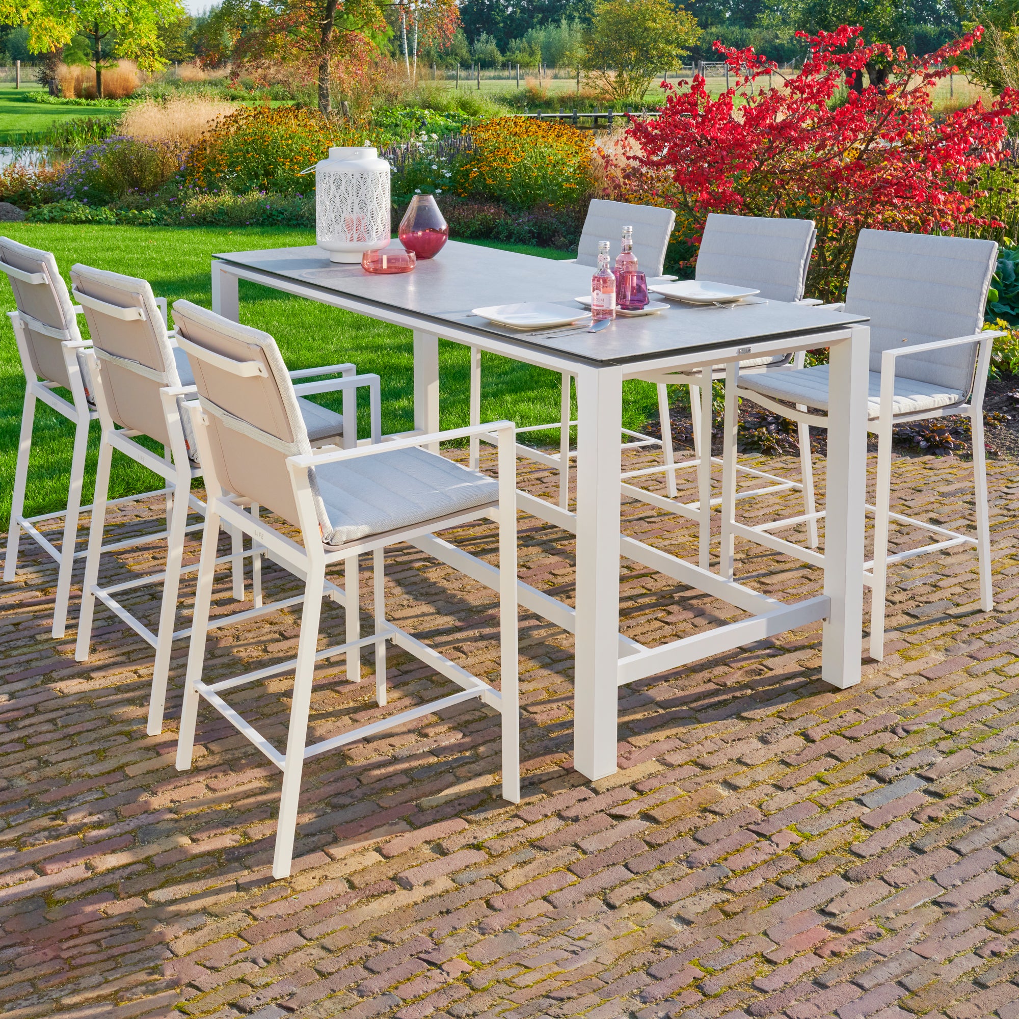 Primavera 7-Piece Bar Set - White - Image 5