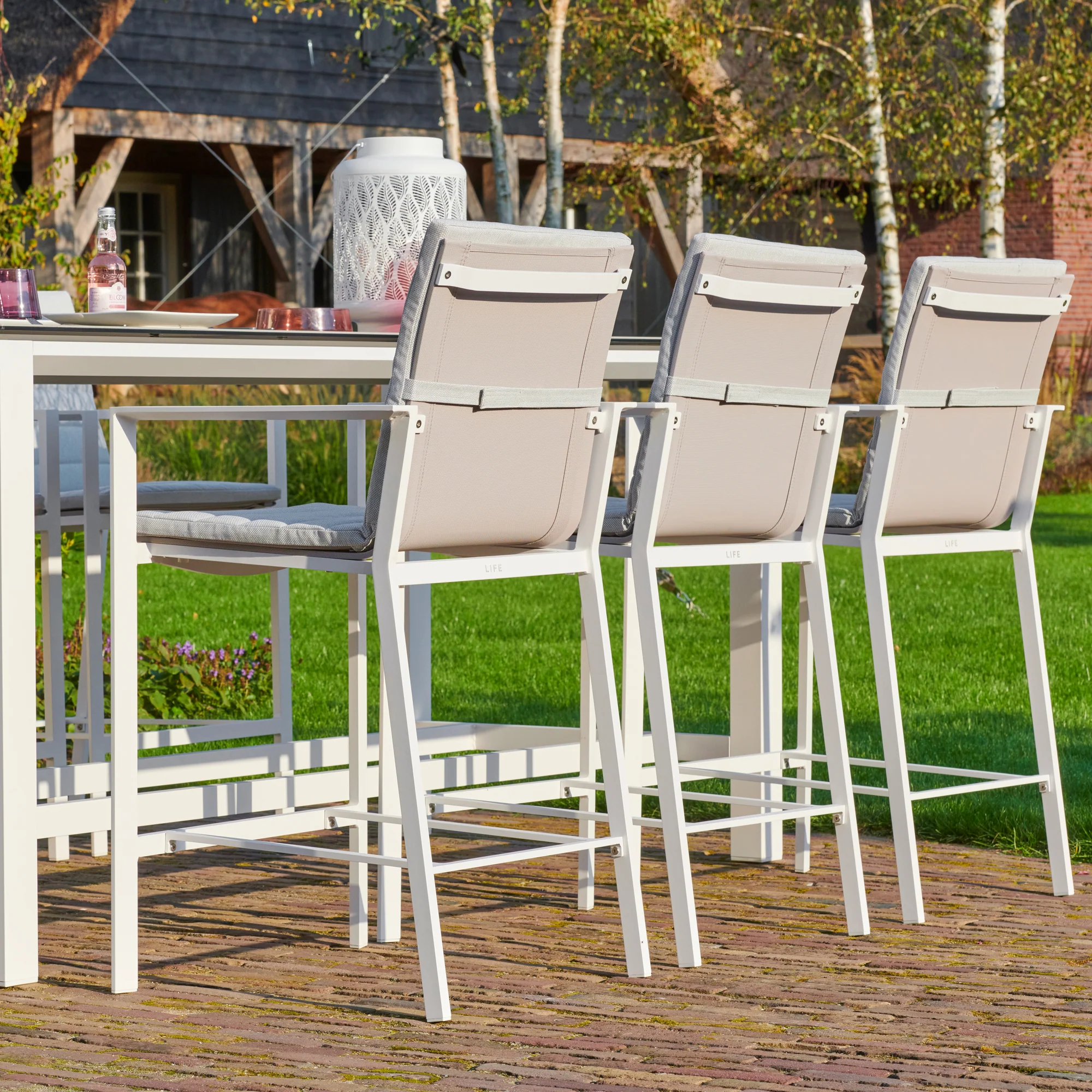 Primavera 7-Piece Bar Set - White - Image 6