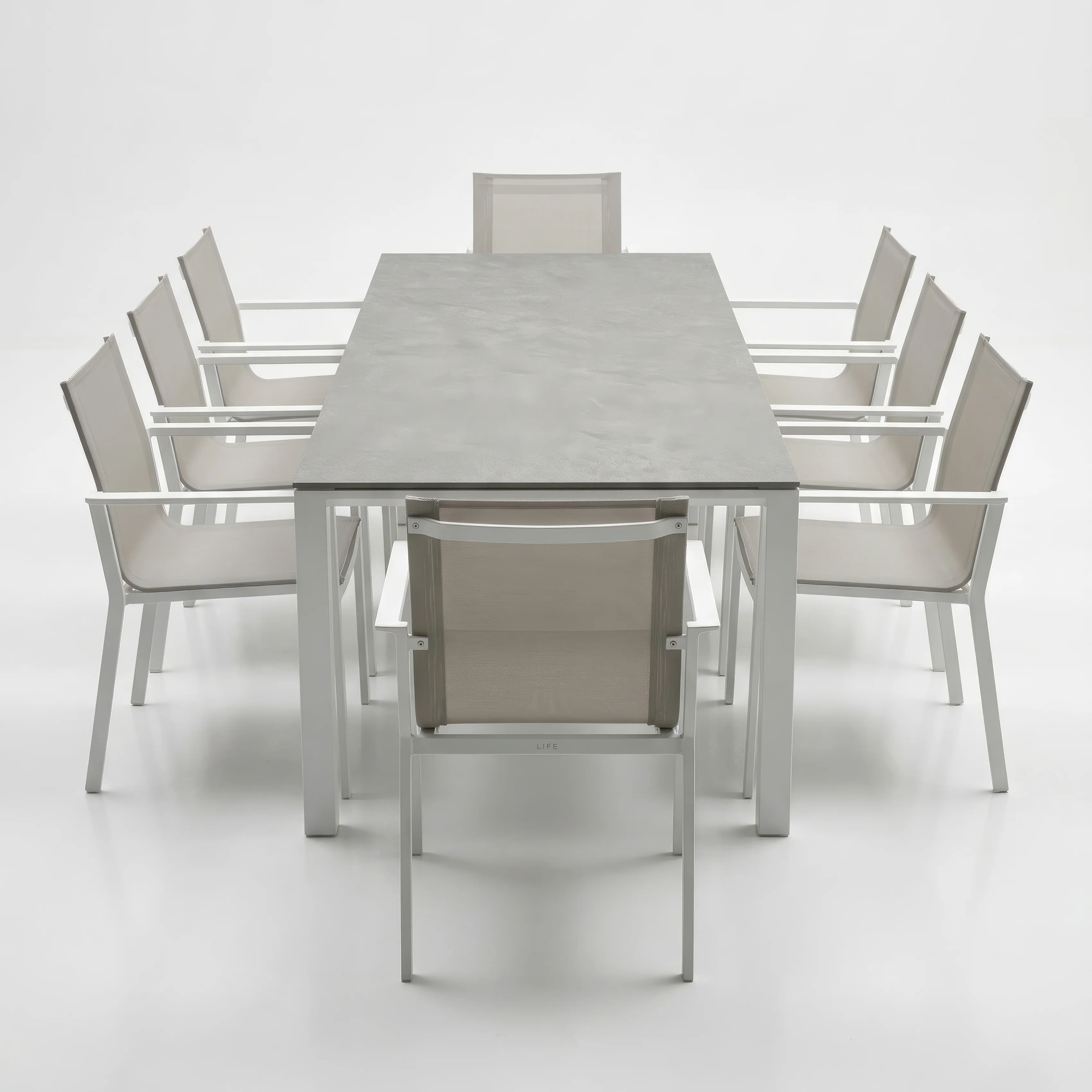 Primavera 9-Piece Dining Sets, White - Image 3