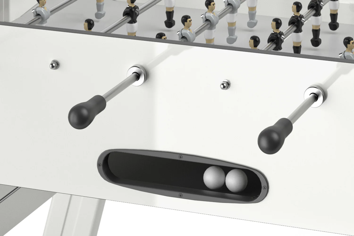 René Pierre Match Blanc Indoor Foosball Table - Image 5
