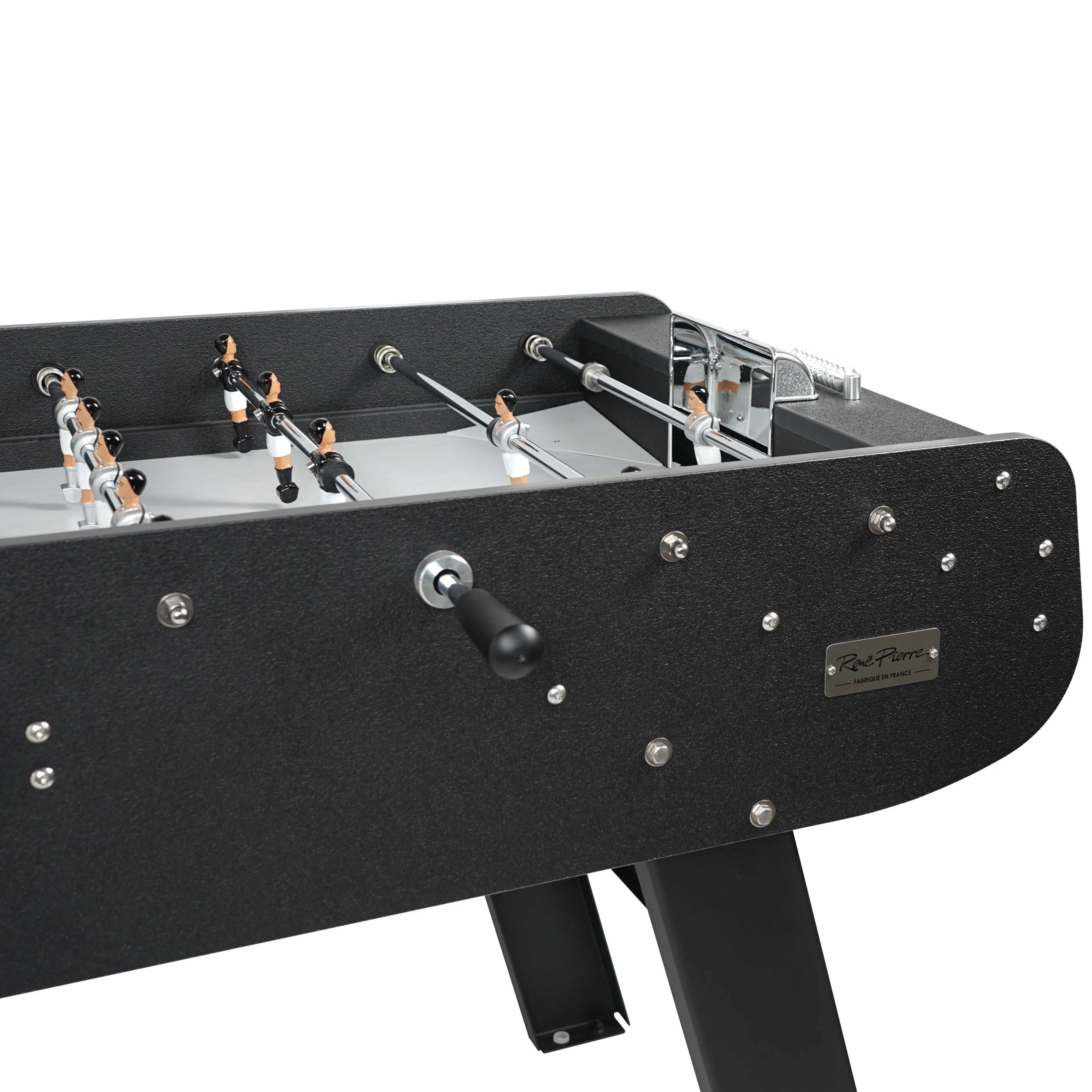 René Pierre Tahiti Noir Outdoor Four-Player Foosball Table - Image 7
