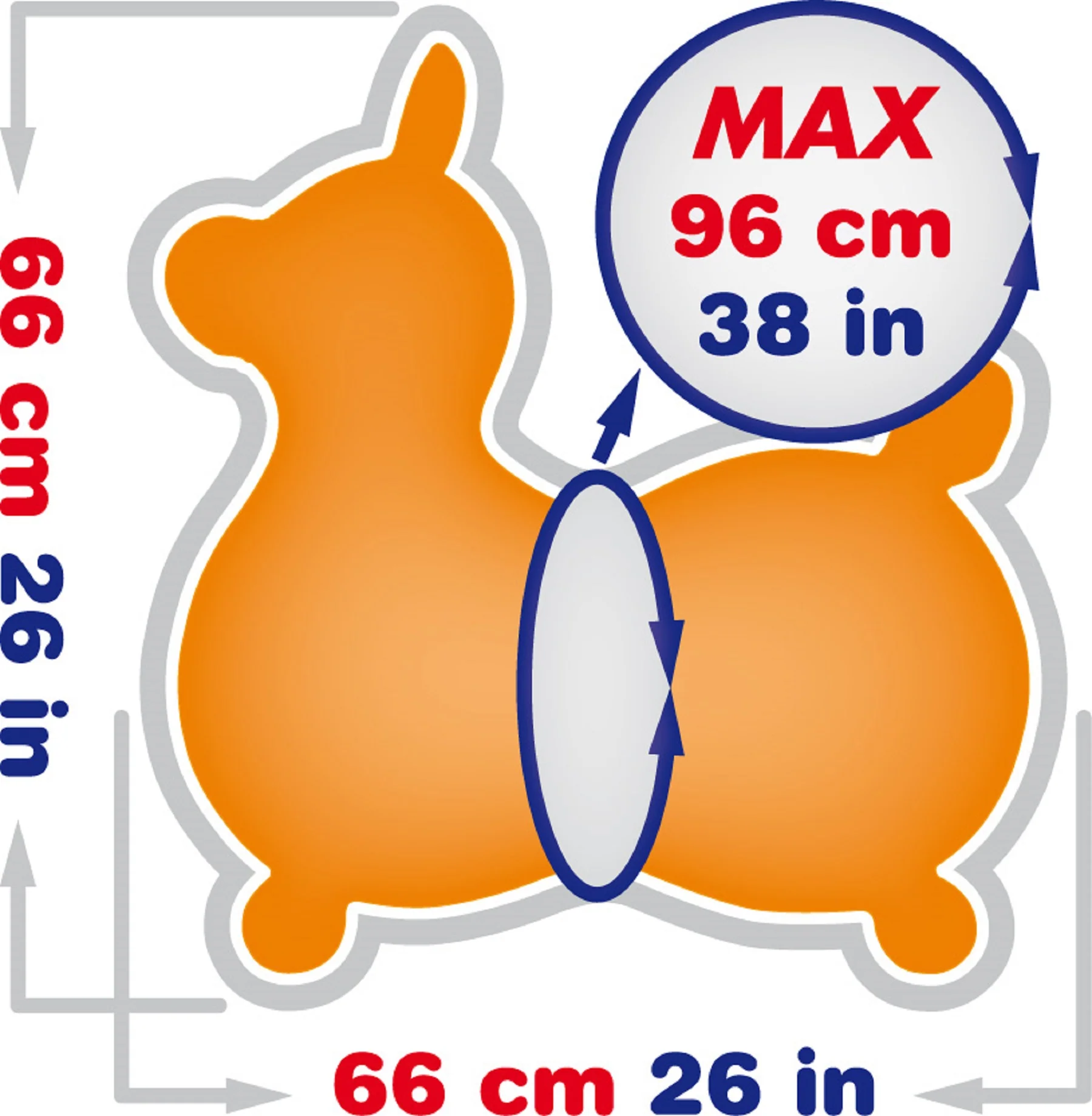 Rody MAX Inflatable Bounce Horse With Pump - Image 11