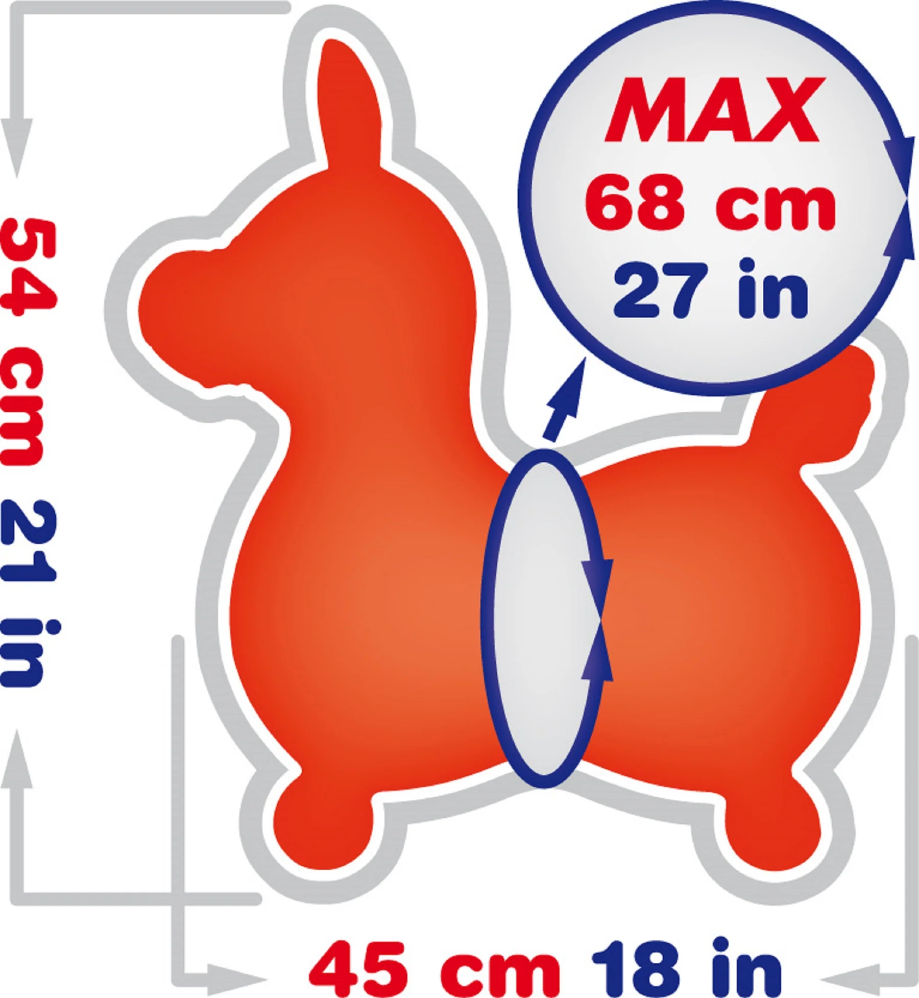 Rody Inflatable Bounce Horse With Pump - Image 17