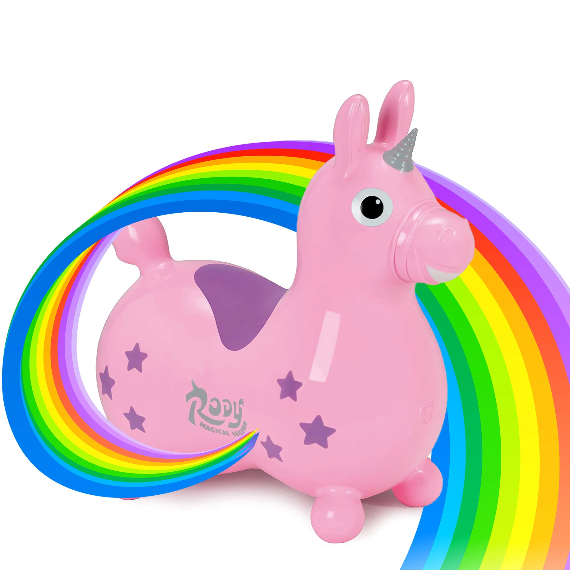 Rody Magical Unicorn Bounce Toy With Pump - Image 7