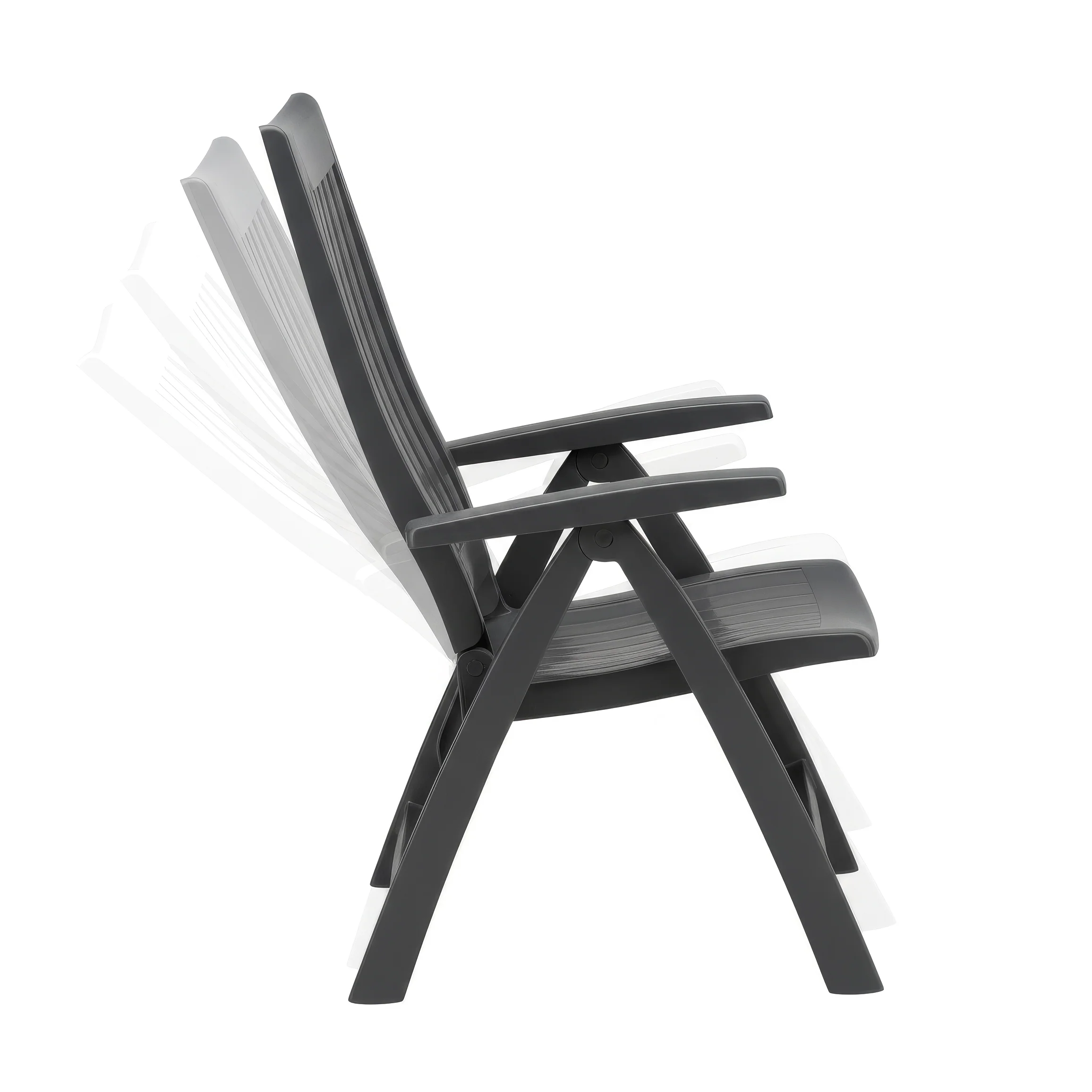Roma 7-Piece Resin Dining Set, Anthracite - Image 6