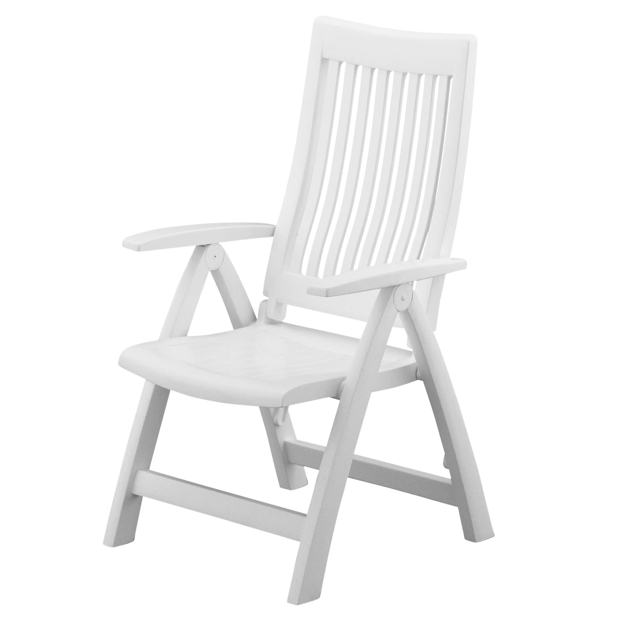 Roma 7-Piece Resin Dining Set With Cushions, White - Image 8