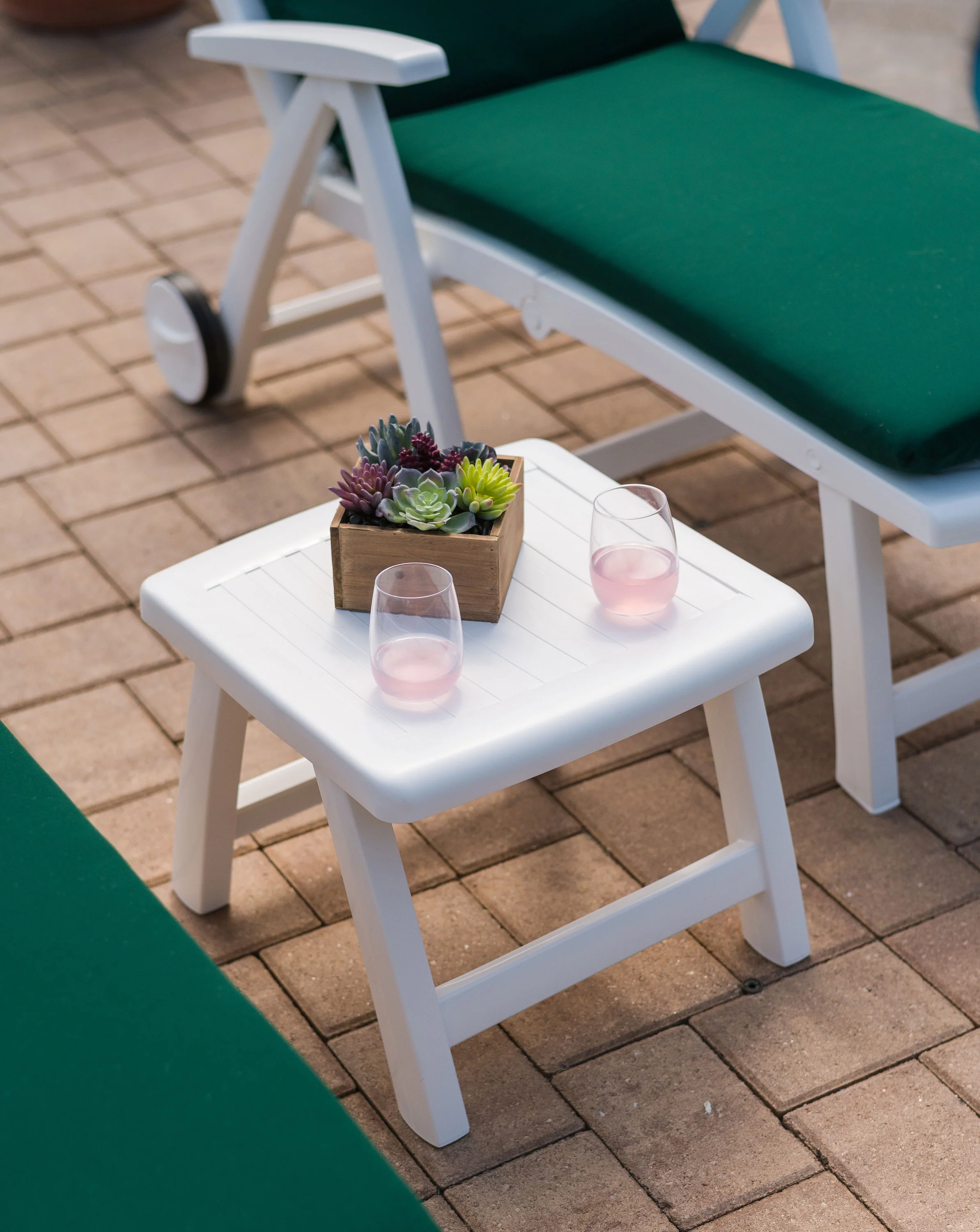 Roma Multi Position Lounger Set With Table &amp; Cushions - Image 2