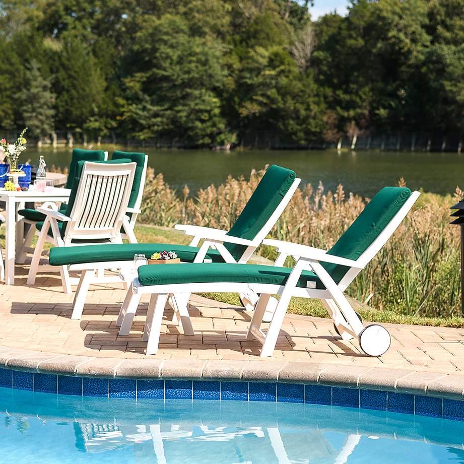 Roma Polymer Resin Multi Position Lounger - Image 5