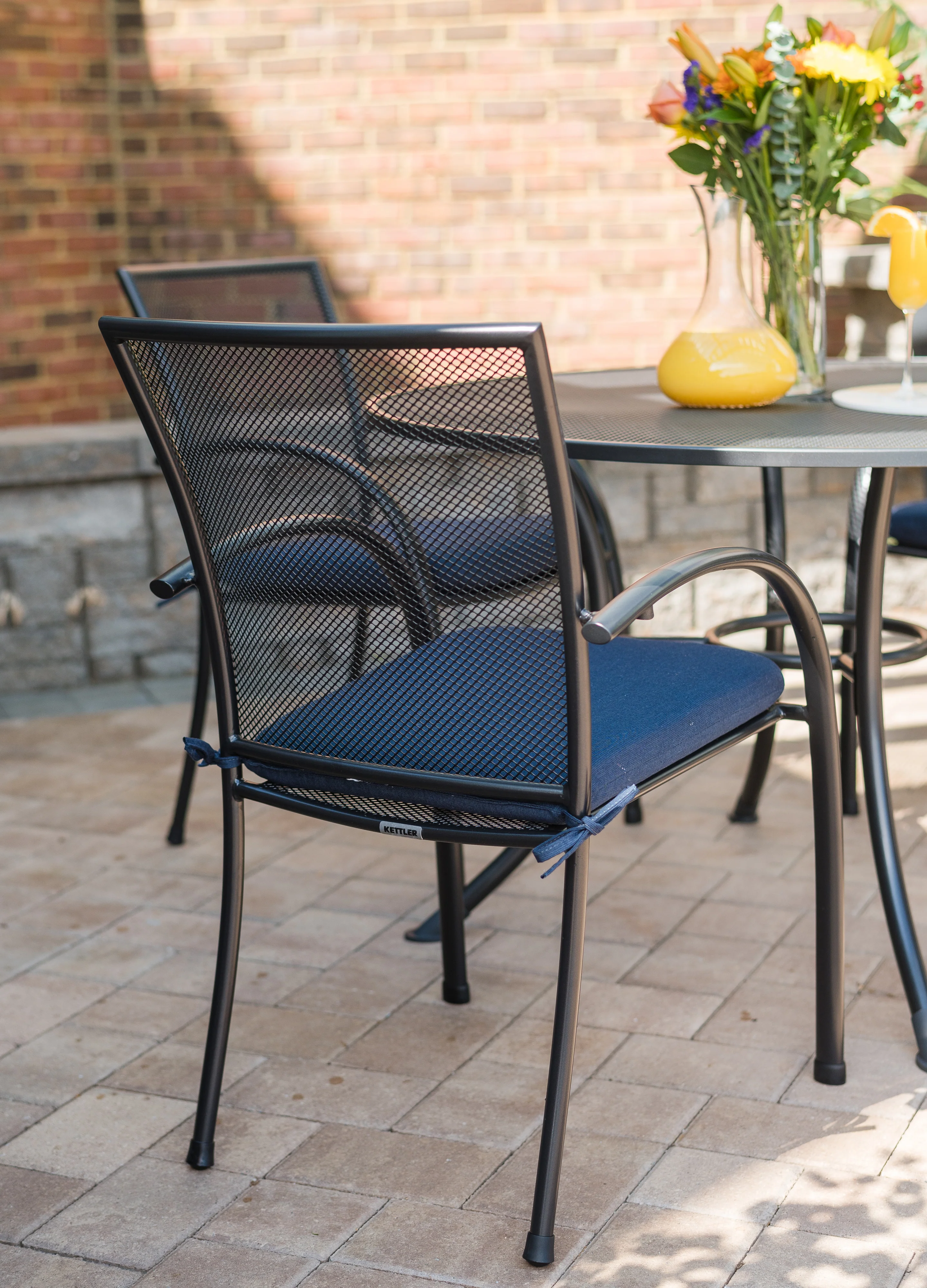 Seat Cushion With Ties - For Pilano  &amp; Henley Chairs - Image 9
