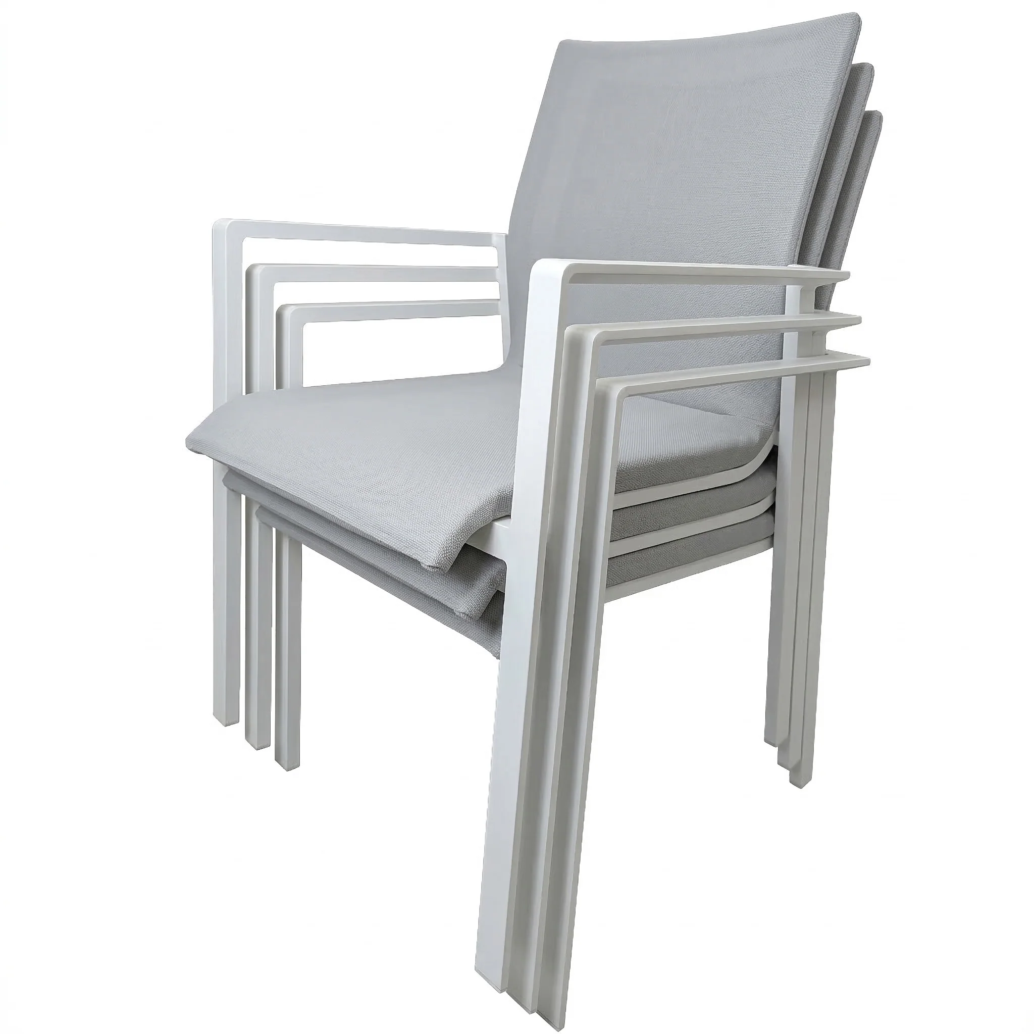 Sense 7-Piece Dining Set, White - Image 3