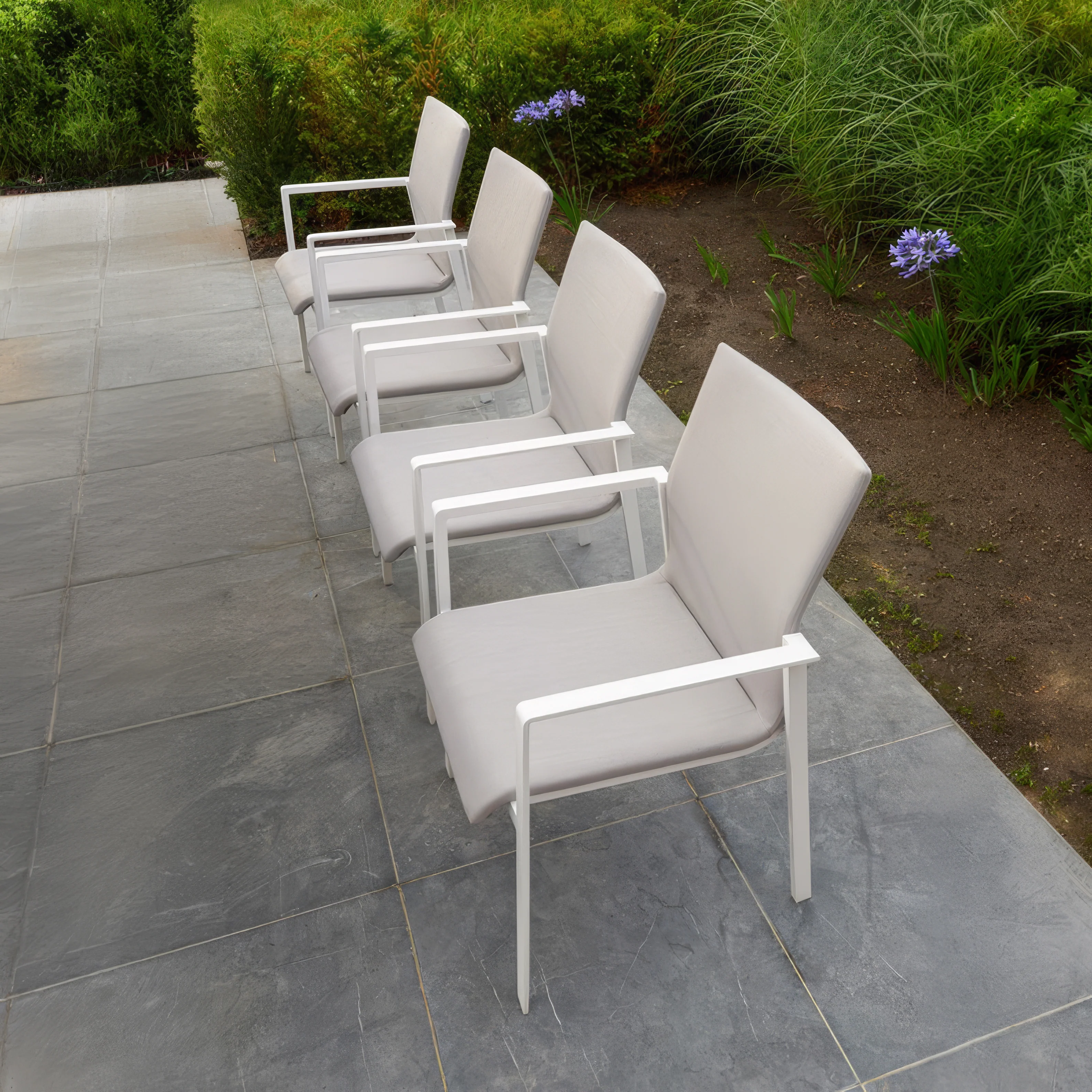 Sense 7-Piece Dining Set, White - Image 5