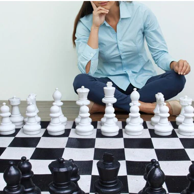 Mini-Giant 48x48-inch Tile Game Board For Use With Mini-Giant Chess or Checker Sets - Image 3
