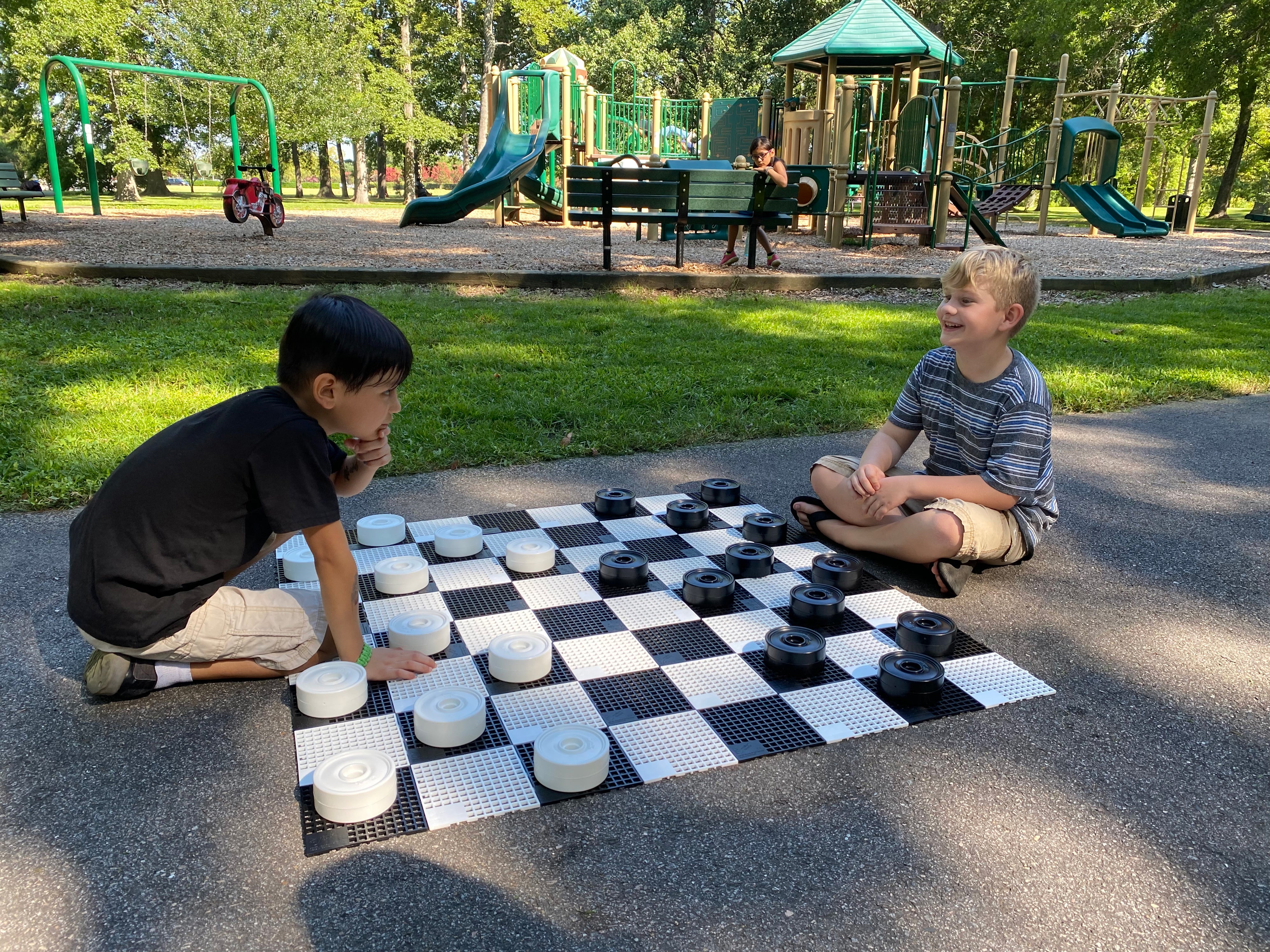 Mini-Giant 48x48-inch Tile Game Board For Use With Mini-Giant Chess or Checker Sets - Image 5