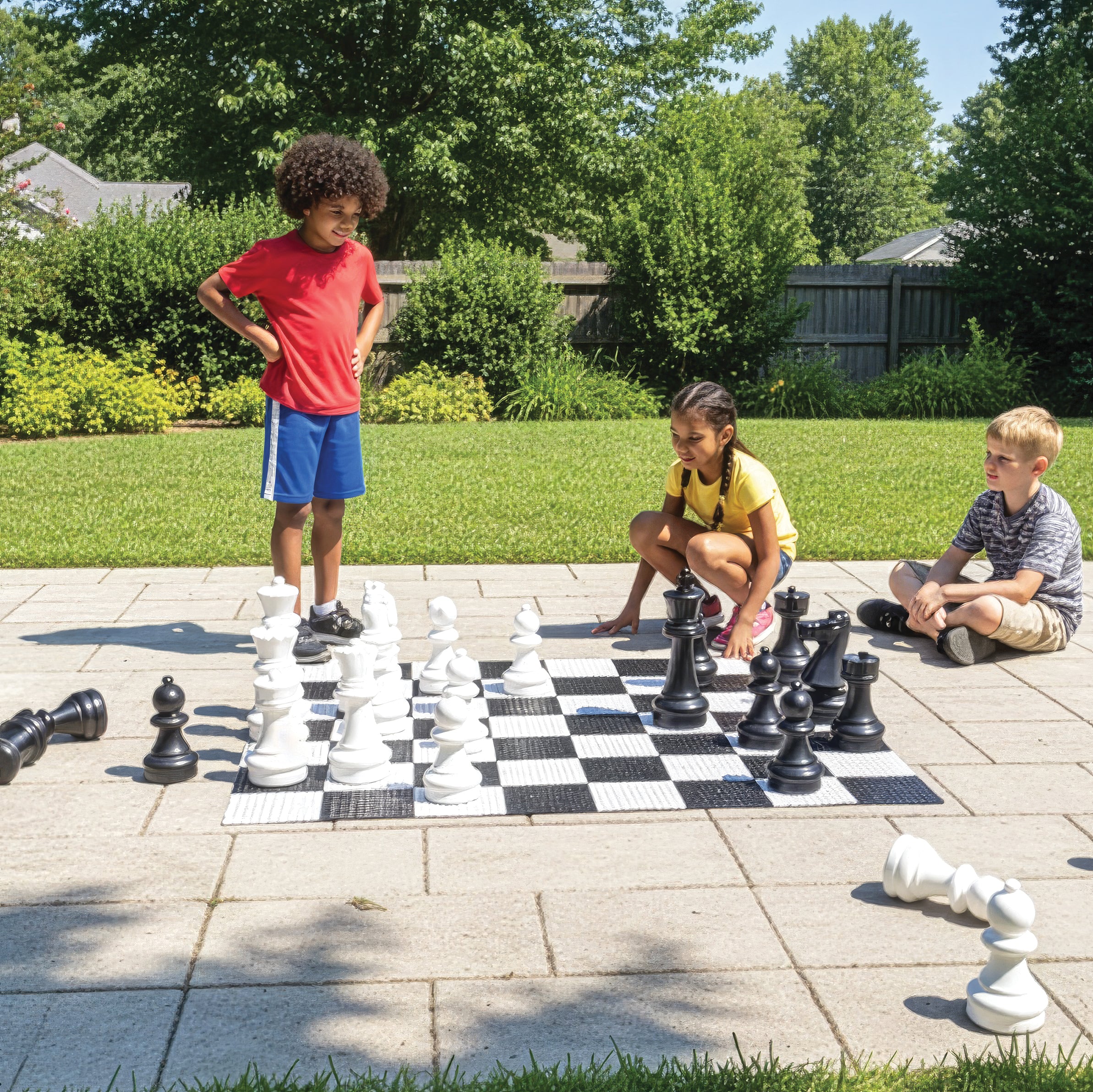 Mini-Giant Chess Pieces