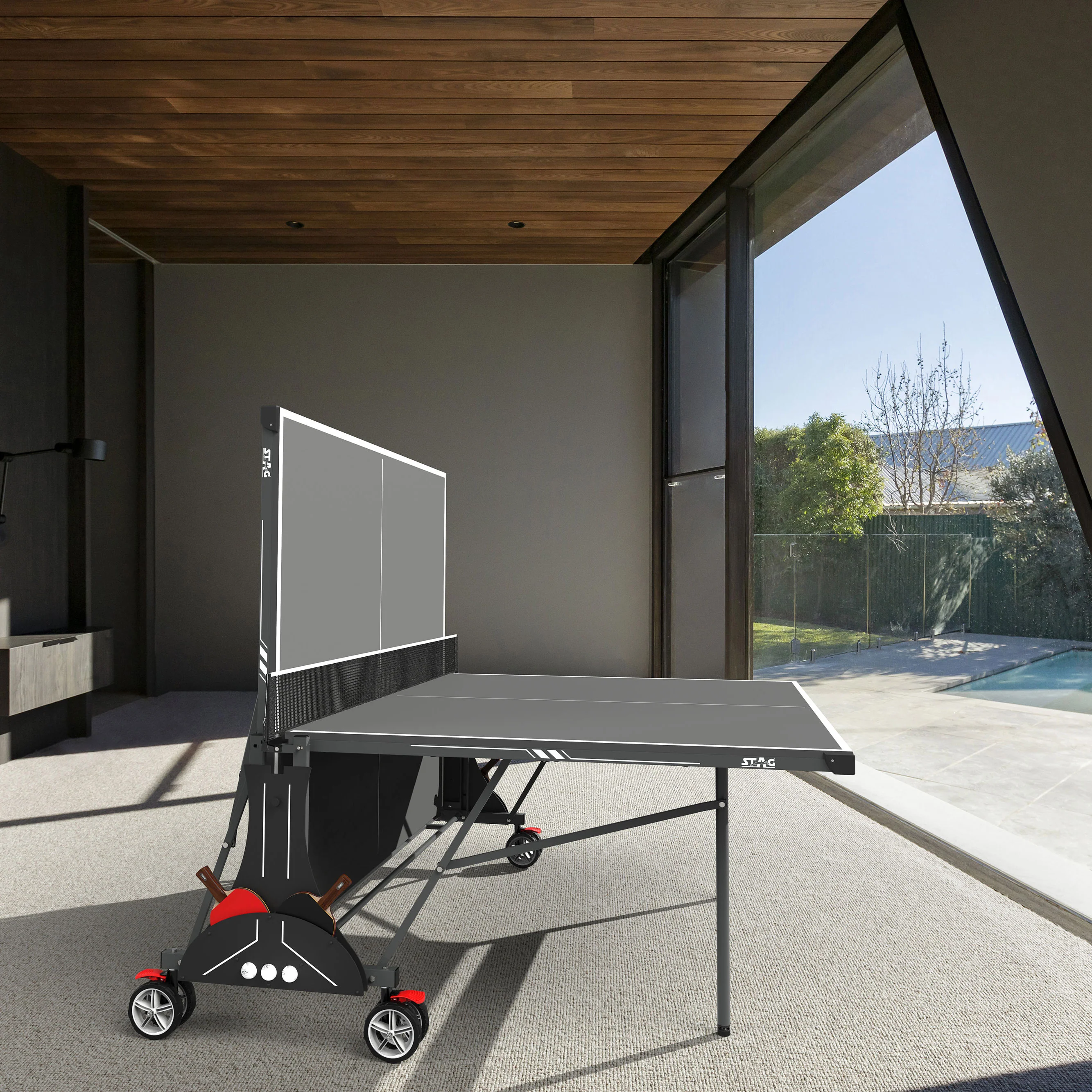 Stealth Indoor Table Tennis Table 2-Player Bundle - Image 2
