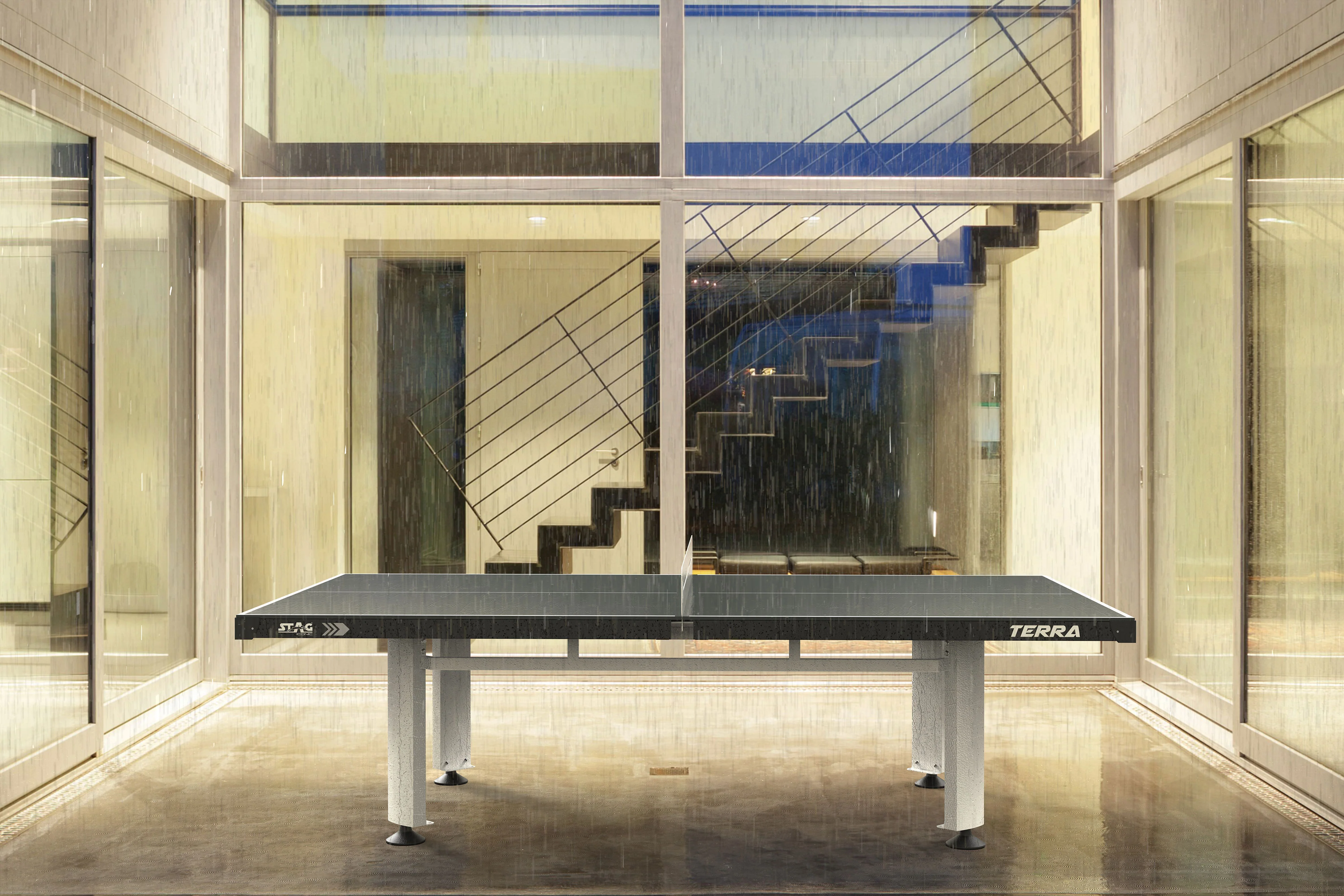 Terra Outdoor Stationary Table Tennis Table - Image 3