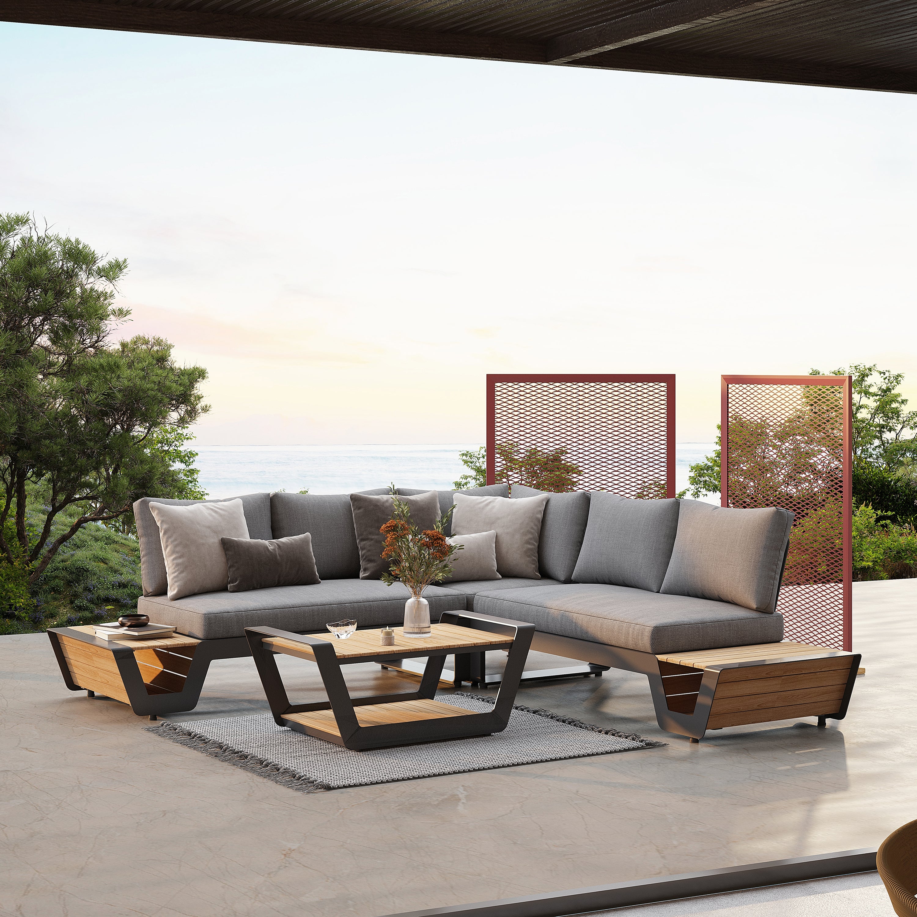 V-Style 4 Piece Corner Set - Image 2